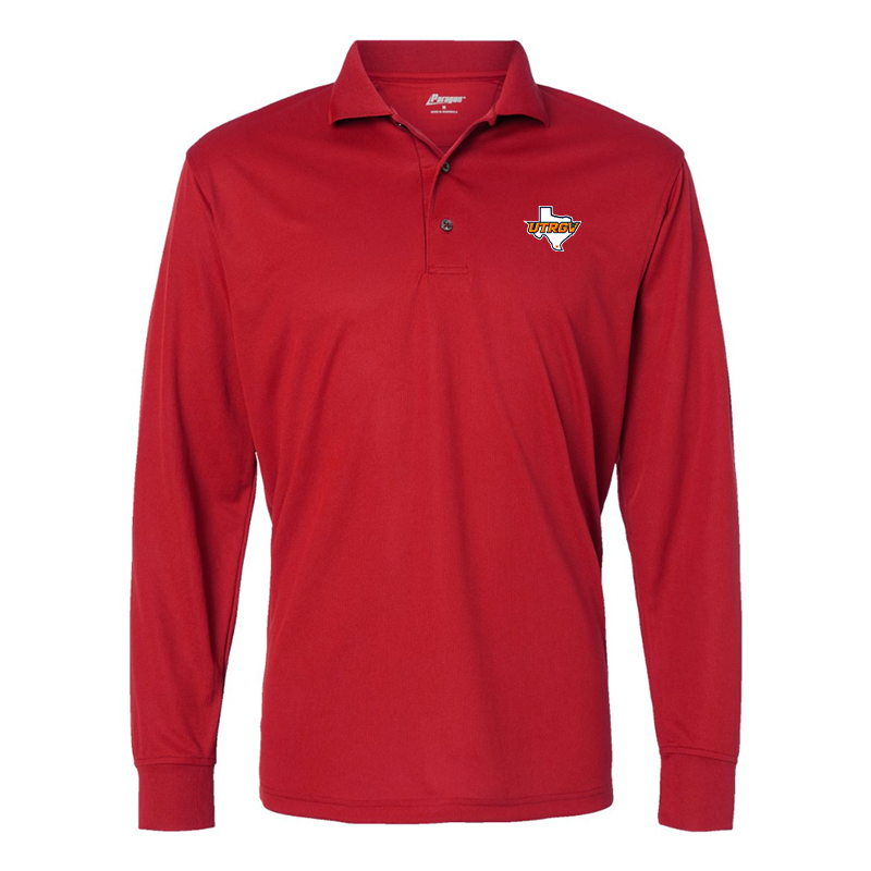 Men's UTRGV Vaqueros Paragon Prescott Long Sleeve Polo